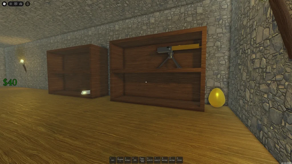 Dead Rails Castle Golden Egg Behind a Shelf