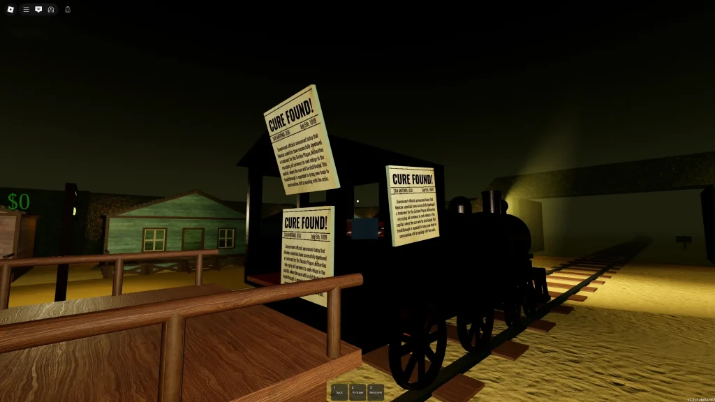 Dead Rails - Using Newspaper Walls Around the Train Cabin
