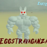 Dead Rails White Werewolf With Bunny Ears and Eggstravaganza Written