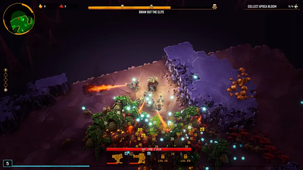 Deep Rock Galactic Survivor - Burning Fire Status Effect