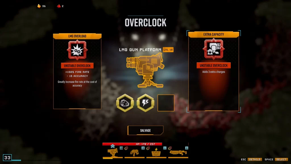 Deep Rock Galactic Survivor - Picking an Overlock