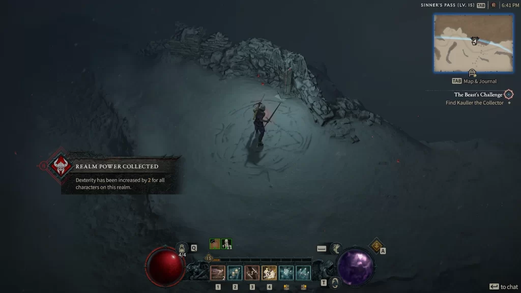 Diablo 4 - Altar of Lilith Dexterity Buff