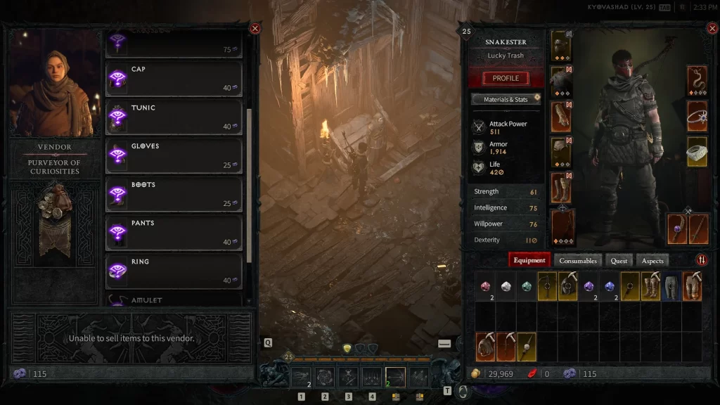 Diablo 4 - Buying Items With Obols