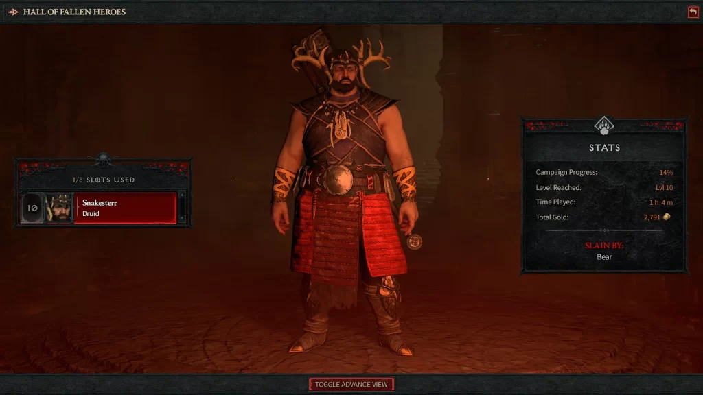 Diablo 4 - Hall of Fallen Heroes Information