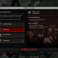 Diablo 4 - How to Change World Tier