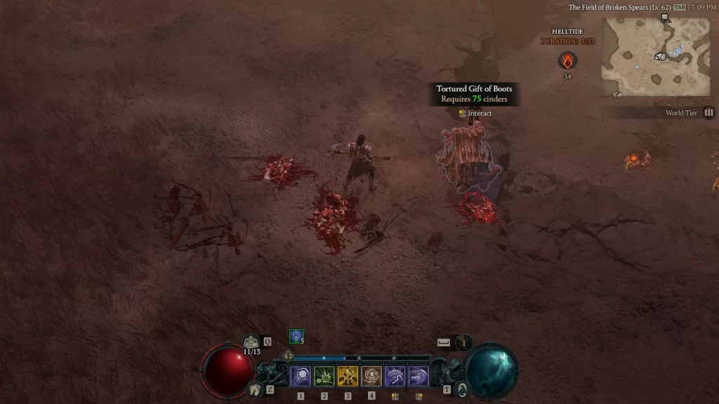 Diablo 4 - Tortured Gift of Boots Chest