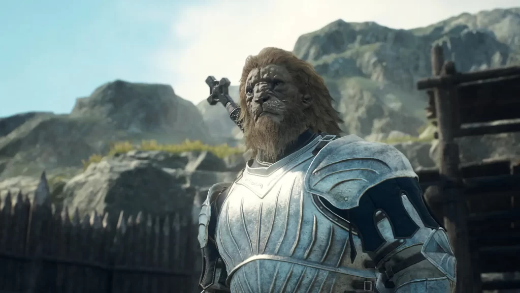 Dragon's Dogma 2 Lion Character in Armor