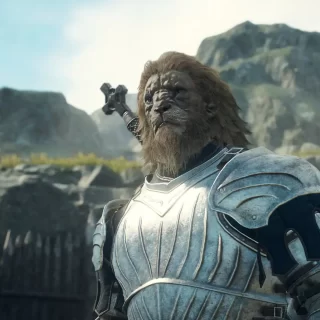 Dragon's Dogma 2 Lion Character in Armor
