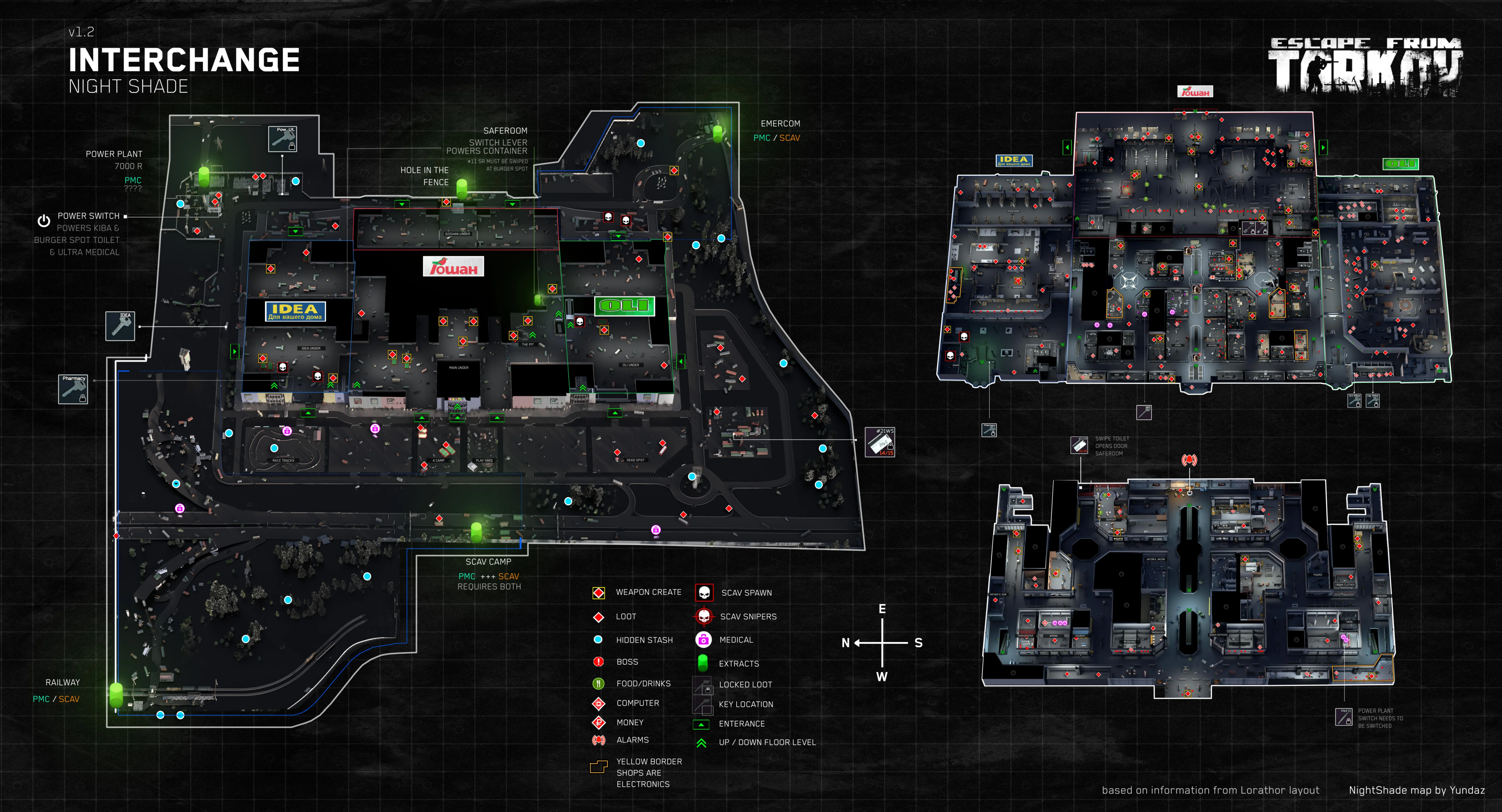 Interchange Salewa StoreEscape From Tarkov Interchange Map Guide Best 