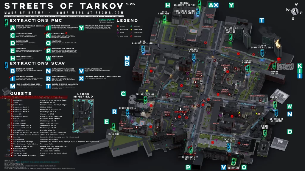 Escape from Tarkov Streets of Tarkov 3D Map 5