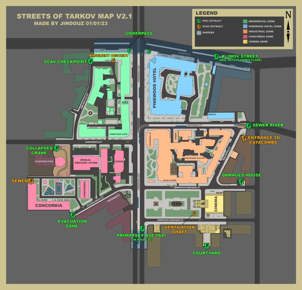 Escape from Tarkov - Streets of Tarkov Map