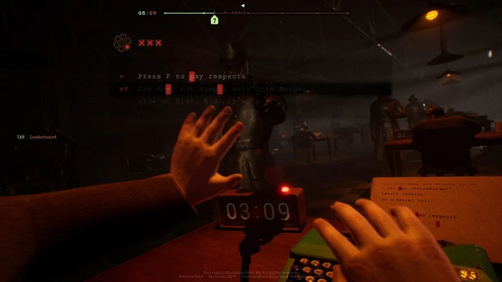 Final Sentence Screenshot of someone holding their hands up toward someone about to shoot them