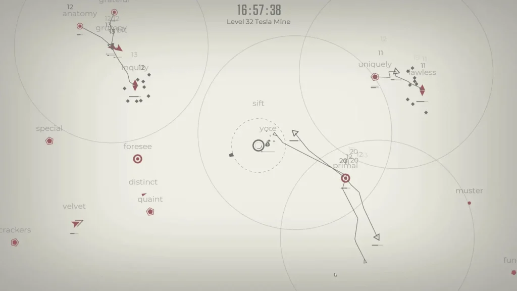 Glyphica Typing Survival Screenshot