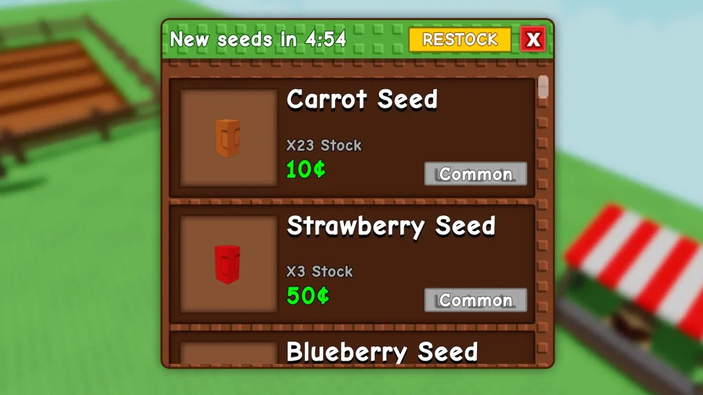 Grow a Garden Seed Shop Showing Cheap Seeds