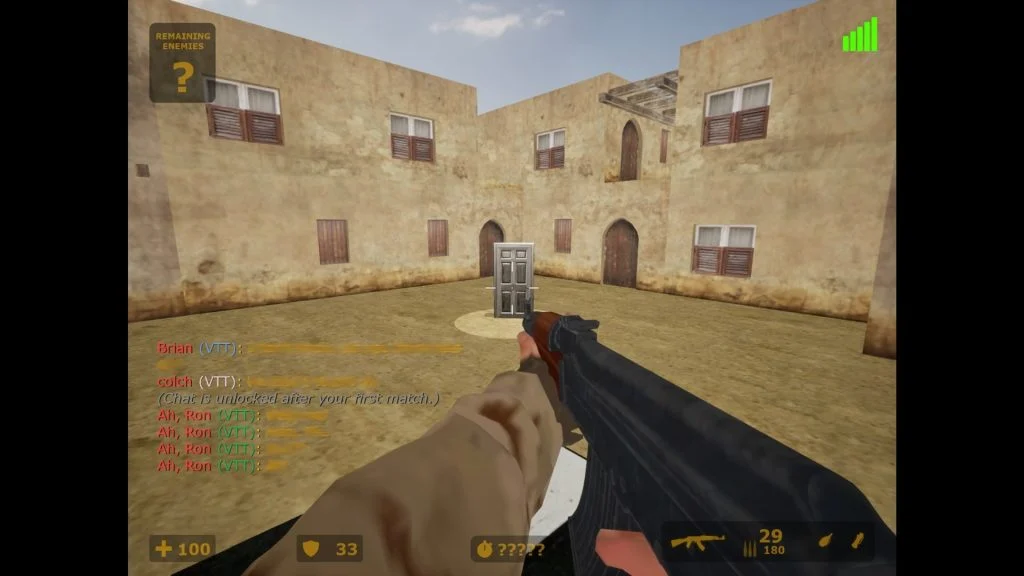 It Takes a War Screenshot of an Out of Place Door