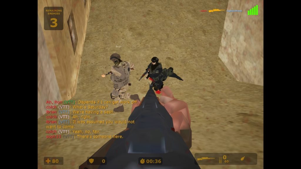 It Takes a War Screenshot Shooting at an Enemy