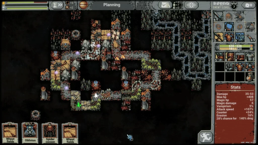Loop Hero Gameplay Screenshot