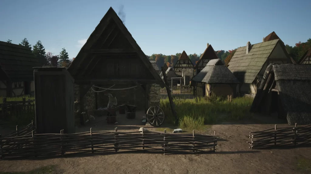 Manor Lords Screenshot of a Blacksmith