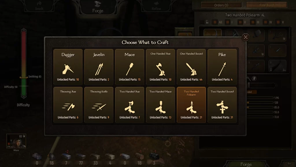 Mount & Blade 2 Bannerlord - Free Build Smithing