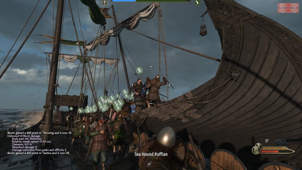 Mount & Blade 2 War Sails screenshot of two ships colliding and troops fighting