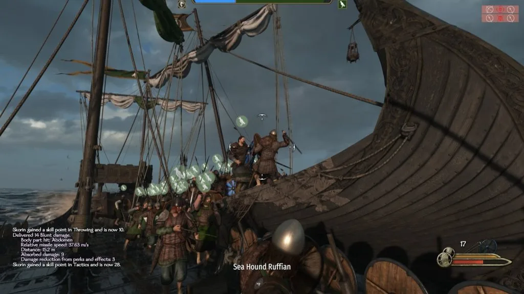 Mount & Blade 2 War Sails screenshot of two ships colliding and troops fighting