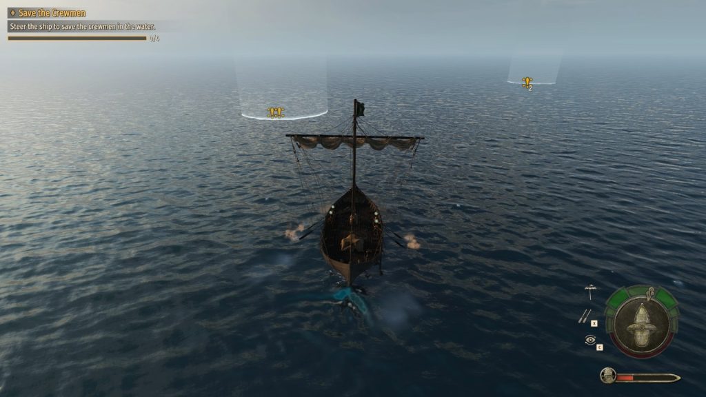 Mount & Blade 2 War Sails screenshot of a boat sailing in the water