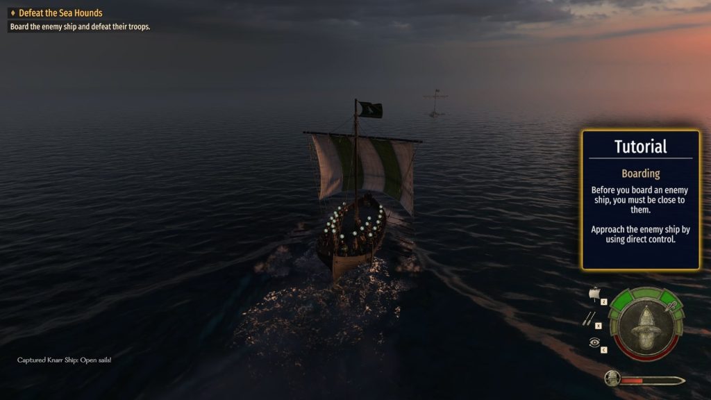 Mount & Blade War Sails screenshot overview of a sailing ship in the ocean