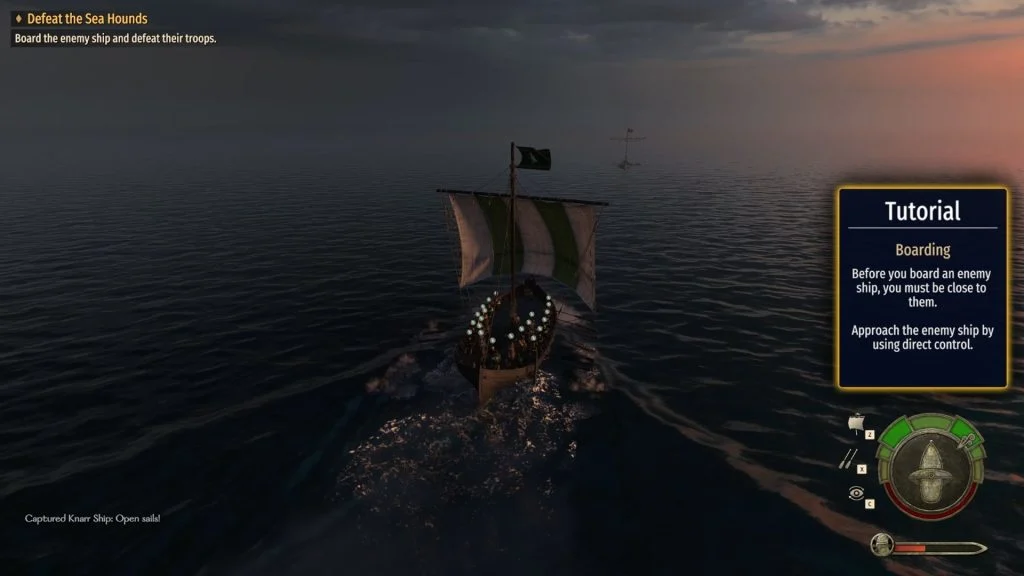 Mount & Blade War Sails screenshot overview of a sailing ship in the ocean