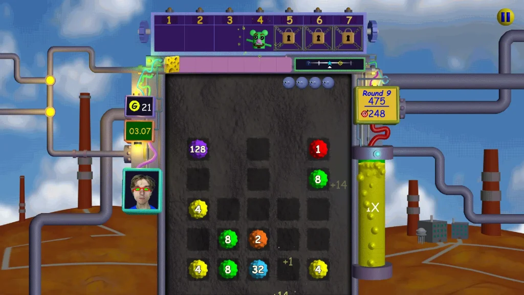 Nubby's Number Factory Round 9 With Almost Double the Goal