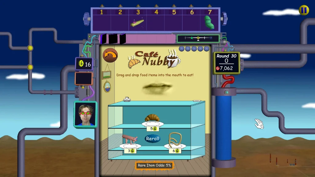 Nubby's Number Factory Screenshot of Cafe Nubby