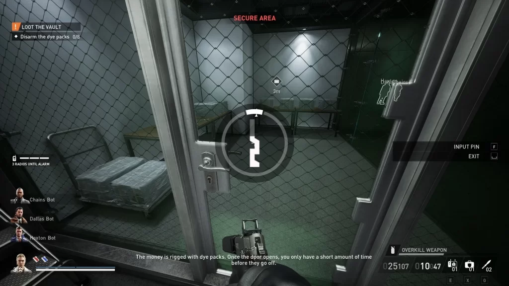 Payday 3 - Picking Lock on No Rest For the Wicked Vault Door