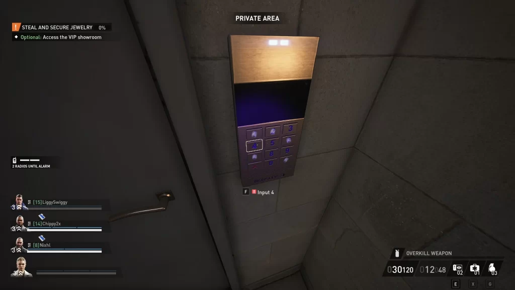 Payday 3 - UV Light Fingerprints on Keypad