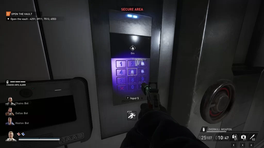 Payday 3 - Using UV Light on Keypad