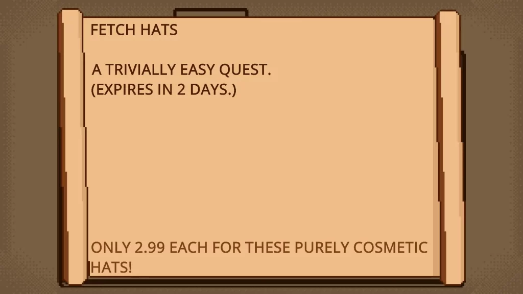 Quest Giver - Fetch Hats Quest
