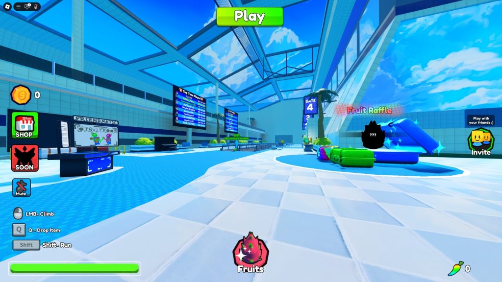 Roblox Cliff Screenshot of an Airport Lobby