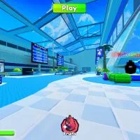 Roblox Cliff Screenshot of an Airport Lobby