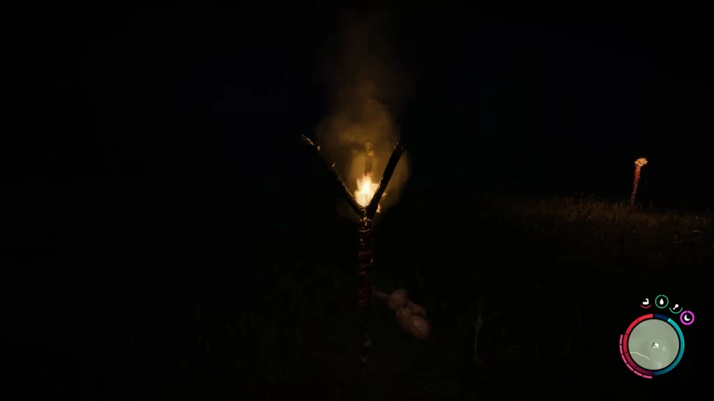 Sons of the Forest - How to Light Standing Torch