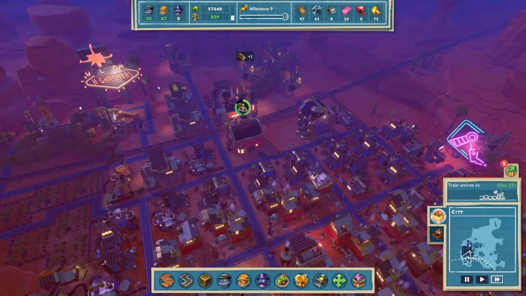 SteamWorld Build - Mid-Game City