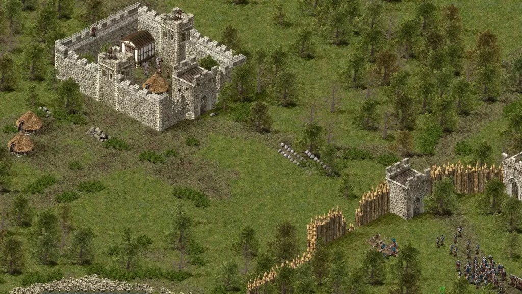Stronghold Definitive Edition Review - Catapult a Sieging Castle