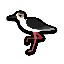 Super Auto Pets - Black Necked Stilt