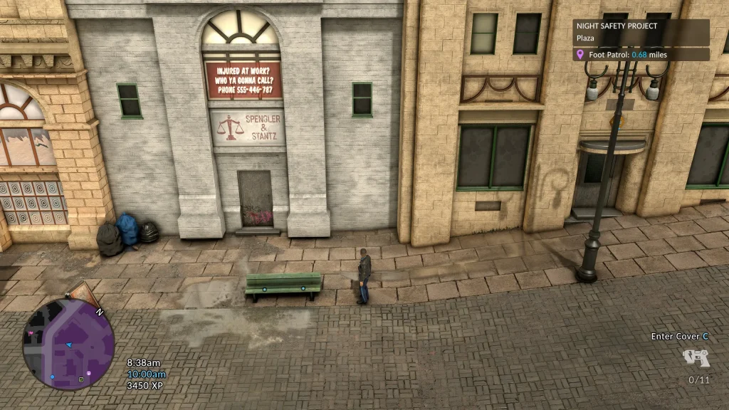 The Precinct Ghost Busters Reference on a Building Showing the Law Firm Spengler & Stanz