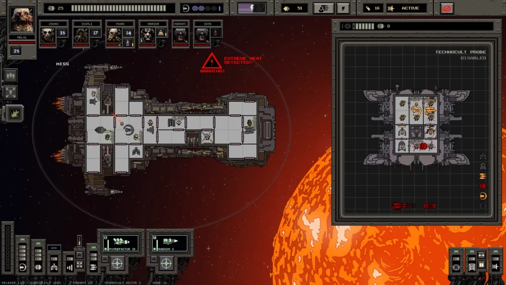 Void War Screenshot of Ghouls Attacking a Ship With a Red Star Behind It