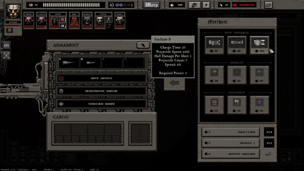 Void War Screenshot of a Fusillade II Weapon