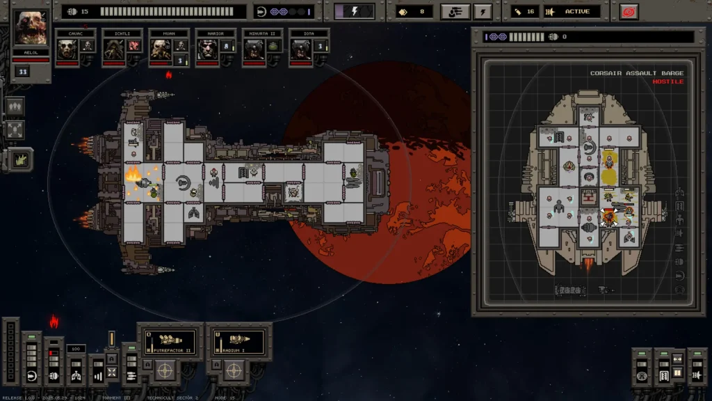 Void War Screenshot of an Enemy Ship Packed With Friendly Demons