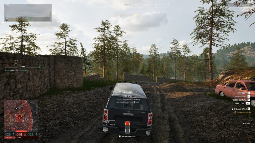 Wardogs Earning Money Delivering Supplies With a Truck