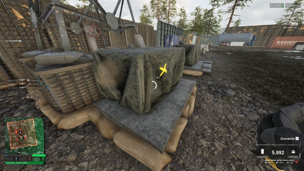 Wardogs Hitting a Yellow X Mark to Build
