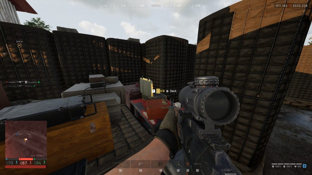 Wardogs Screenshot of Hacking a FOB