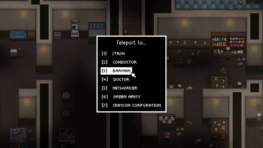 Zero Sievert - Bunker Teleport Menu